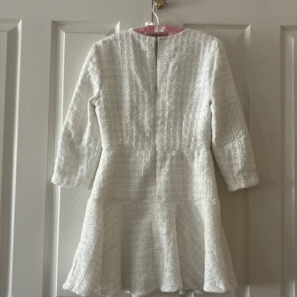 Zara dress white tweed labeled a size medi… - Picture 5 of 8